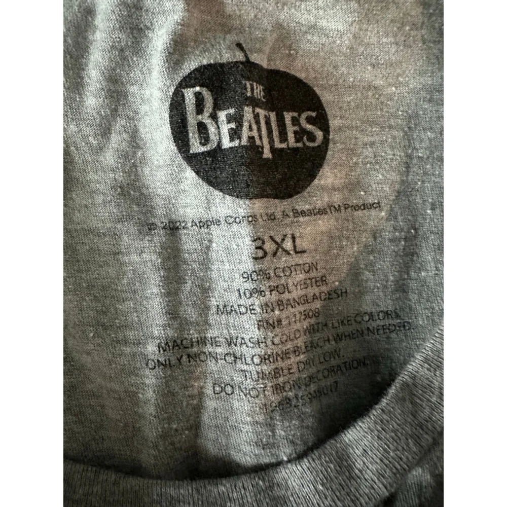 The Beatles Abbey Road Graphic Grey 3XL Short Sleeve Tee - Picture 3 of 3